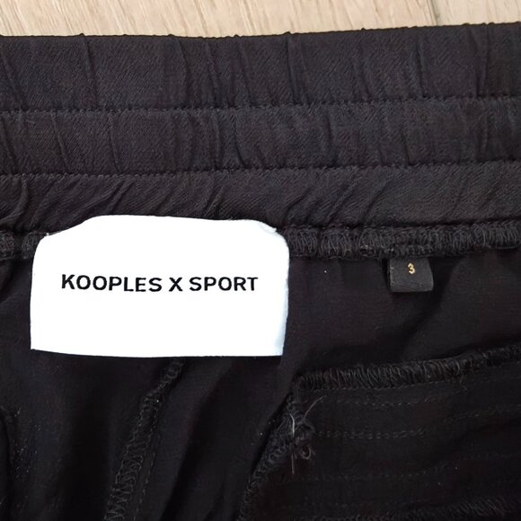 Kooples x Sport Grommet Black Pants 8 or L - Picture 9 of 11